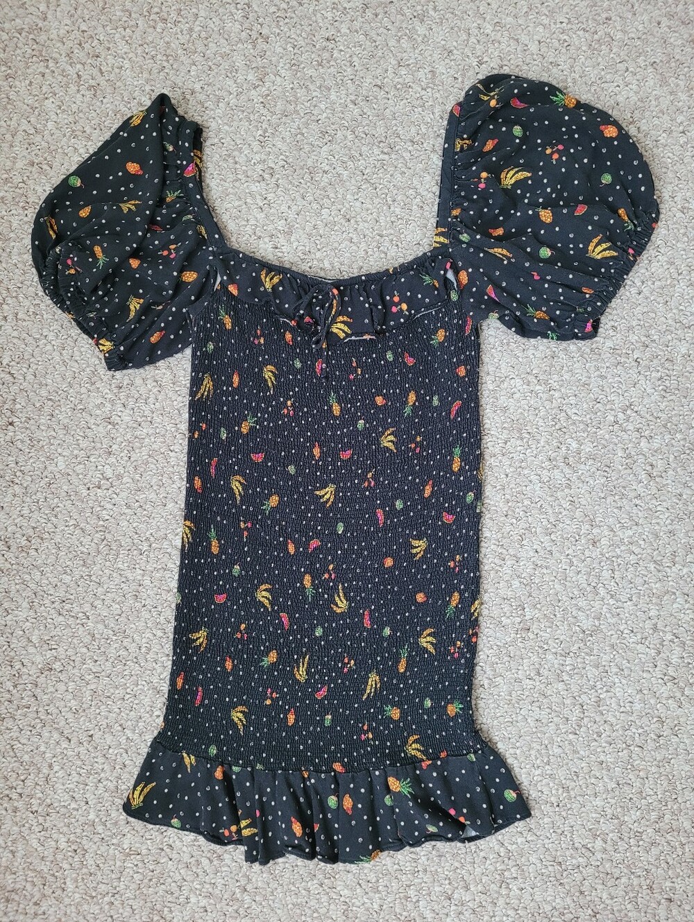 Farm Rio Smocked Bodice Mini Dress - Picture 4 of 7